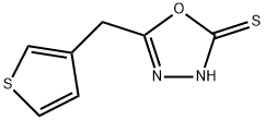 5-(3-THIENYLMETHYL)-1,3,4-OXADIAZOLE-2-THIOL 结构式