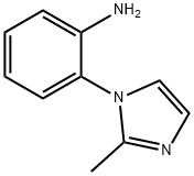 2-(2-甲基-1H-咪唑基)苯胺 结构式
