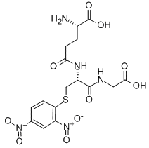 S -(2,4二硝基苯基)-谷胱甘肽 结构式