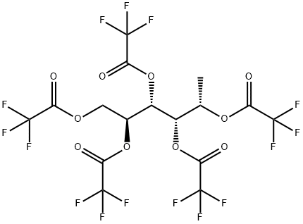 1-Deoxy-L-mannitol pentakis(trifluoroacetate) 结构式