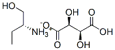 (S)-1-(hydroxymethyl)propylammonium hydrogen [R-(R*,R*)]-tartrate  结构式