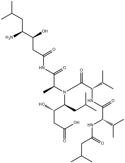 抑肽素 A 结构式