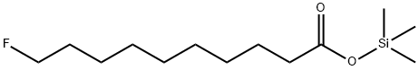 10-Fluorodecanoic acid trimethylsilyl ester 结构式