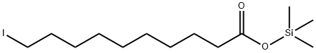 10-Iododecanoic acid trimethylsilyl ester 结构式