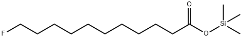 11-Fluoroundecanoic acid trimethylsilyl ester 结构式