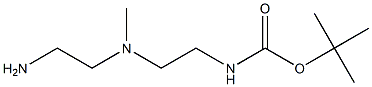 Carbamic acid, [2-[(2-aminoethyl)methylamino]ethyl]-, 1,1-dimethylethyl ester 结构式