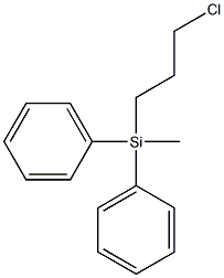 3-氯丙基甲基二苯基硅烷 结构式