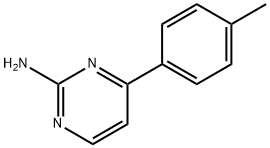 4-P-甲苯嘧啶-2-基胺 结构式