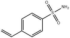 4-乙烯基苯磺酰胺 结构式