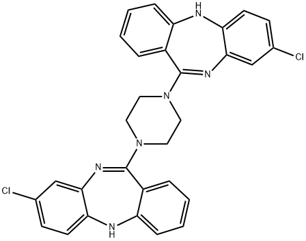 氯氮平杂质B 结构式
