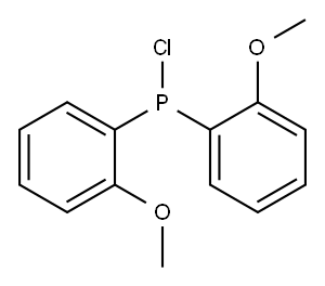 氯二(2-甲氧苯基)膦 结构式