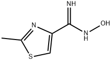 4-Thiazolecarboximidamide,N-hydroxy-2-methyl- 结构式