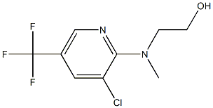 2-[[3-氯-5-(三氟甲基)吡啶-2-基](甲基)氨基]乙醇 结构式