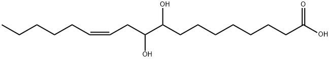 (±)-苏式-9,10-二羟基-12(Z)- 十八碳烯酸 结构式