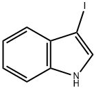 3-碘吲哚 结构式