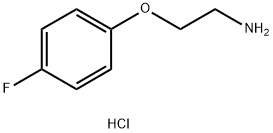 2-(4-氟苯氧基)-1-乙胺(HCL) 结构式