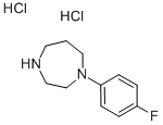 1-(4-氟苯基)高哌嗪二盐酸盐 结构式