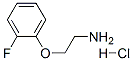 2-(2-氟苯氧基)-1-乙胺(HCL) 结构式