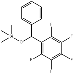 Benzene, 1,2,3,4,5-pentafluoro-6-[phenyl[(trimethylsilyl)oxy]methyl]- 结构式