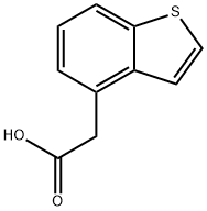 4-(benzo(b)thienyl)acetic acid  结构式