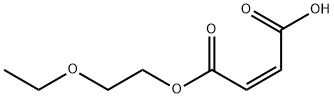 2-ethoxyethyl hydrogen maleate  结构式