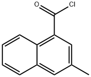 1-Naphthalenecarbonyl chloride, 3-methyl- (9CI) 结构式
