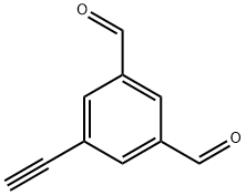 5-乙炔基间苯二甲醛 结构式