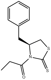 1-[(4R)-4-(PHENYLMETHYL)-2-THIOXO-3-THIAZOLIDINYL]-1-PROPANONE 结构式