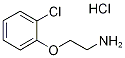 2-(2-氯苯氧基)乙胺盐酸盐 结构式