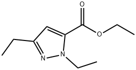 ETHYL 1,3-DIMETHYL-1H-PYRAZOLE-5-CARBOXYLATE 结构式