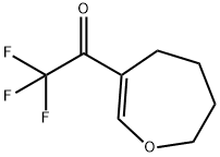 Ethanone, 2,2,2-trifluoro-1-(4,5,6,7-tetrahydro-3-oxepinyl)- (9CI) 结构式