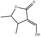 2(3H)-Furanone, dihydro-3-(hydroxymethylene)-4,5-dimethyl-, (3E)- (9CI) 结构式