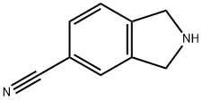 异吲哚啉-5-甲腈 结构式
