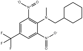 N-环己基甲基-2,4-二硝基苯胺 结构式