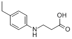 3-[(4-ETHYLPHENYL)AMINO]PROPANOIC ACID 结构式