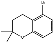 5-溴-2,2-二甲基色满 结构式