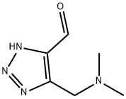 1H-1,2,3-Triazole-4-carboxaldehyde, 5-[(dimethylamino)methyl]- (9CI) 结构式