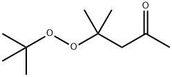 4-(叔丁基过氧基)-4-甲基-2-戊酮 结构式
