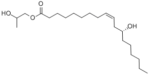 丙二醇蓖麻醇酸酯 结构式