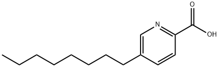 5-Octylpyridine-2-carboxylic acid 结构式