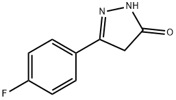 2,4-二氢-5-(4-氟苯基)-3H-吡唑-3-酮 结构式