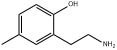 Phenol, 2-(2-aminoethyl)-4-methyl- (9CI) 结构式