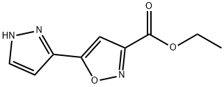 5-(1H-吡唑-5-基)异噁唑-3-甲酸乙酯 结构式