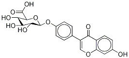 大豆素4'-Β-D-葡糖醛酸 结构式