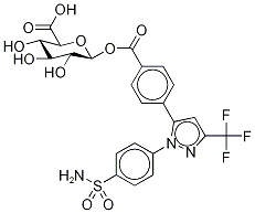 塞来昔布羧酸酰基-Β-D-葡糖苷酸 结构式