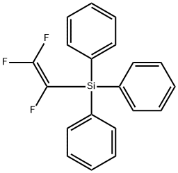 1,2,2-三氟乙烯基三苯基硅烷 结构式