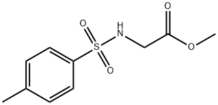 对甲苯磺酰甘氨酸甲酯 结构式