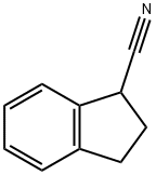 2,3-二氢-1H-茚-1-甲腈 结构式