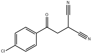 2-[2-(4-CHLOROPHENYL)-2-OXOETHYL]MALONONITRILE 结构式