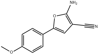 2-Amino-5-(4-methoxyphenyl)furan-3-carbonitrile